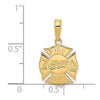 Gold Polished First Responder Pendants