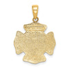 Gold Polished First Responder Pendants