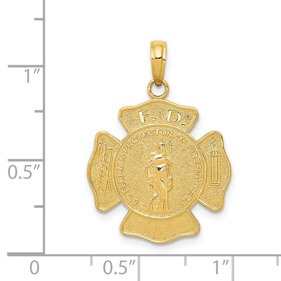 Gold Polished First Responder Pendants
