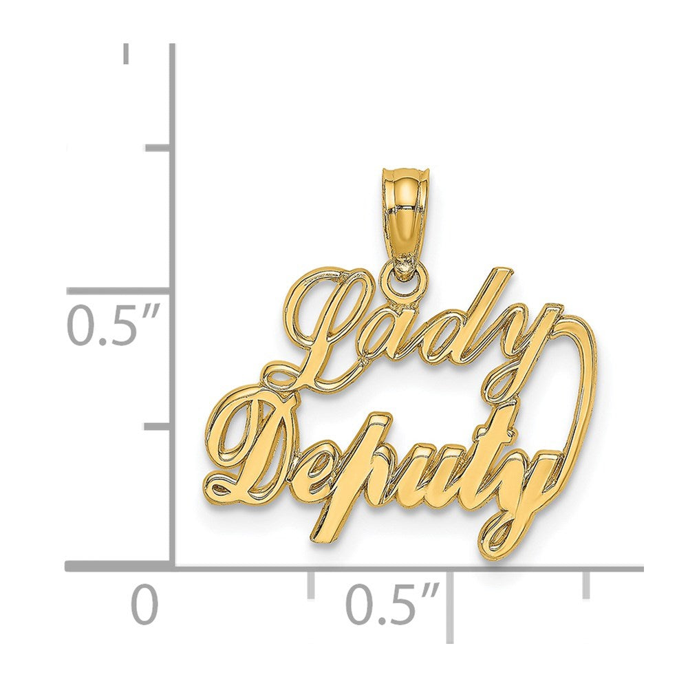 Gold Polished First Responder Pendants