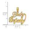 14k LADY DEPUTY Charm