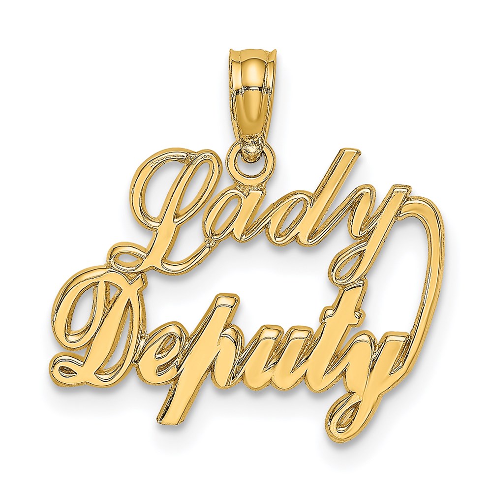 Gold Polished First Responder Pendants