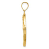 14K Lab Created Opal Lighthouse and Sailboat Pendant
