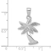 Gold Polished Palm Tree Pendants