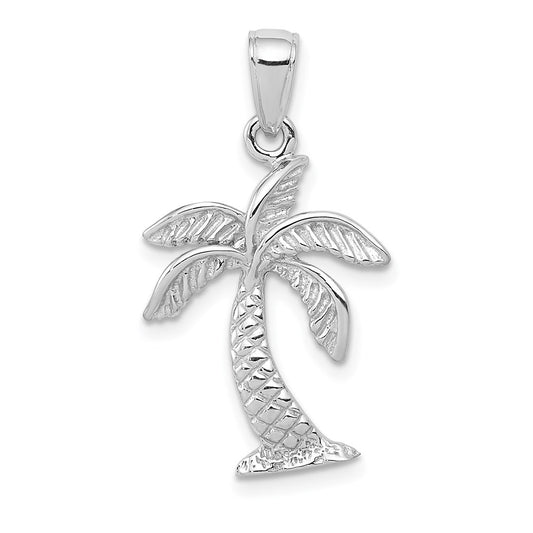 Gold Polished Palm Tree Pendants