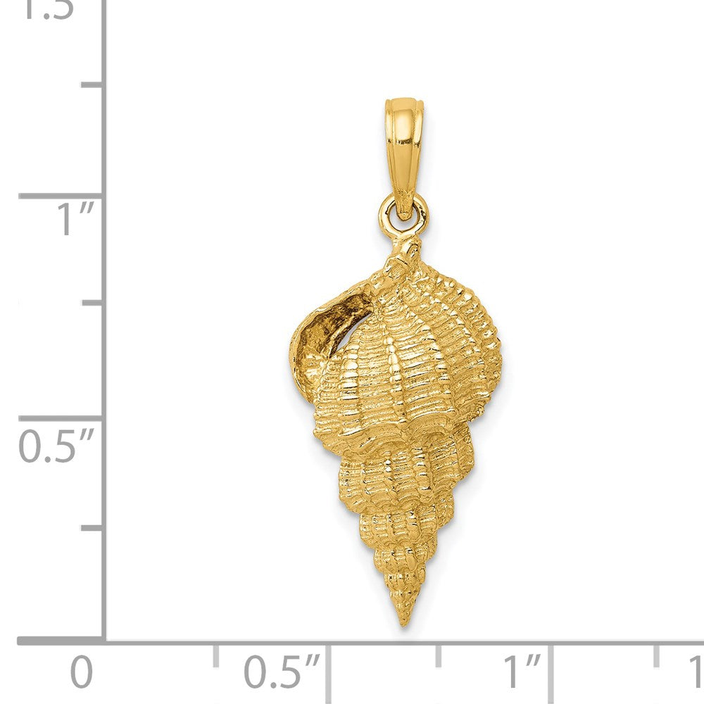 Gold Polished Sea Shell Pendants
