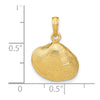 Gold Polished Sea Shells Pendants