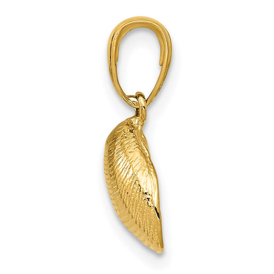 Gold Polished Sea Shells Pendants