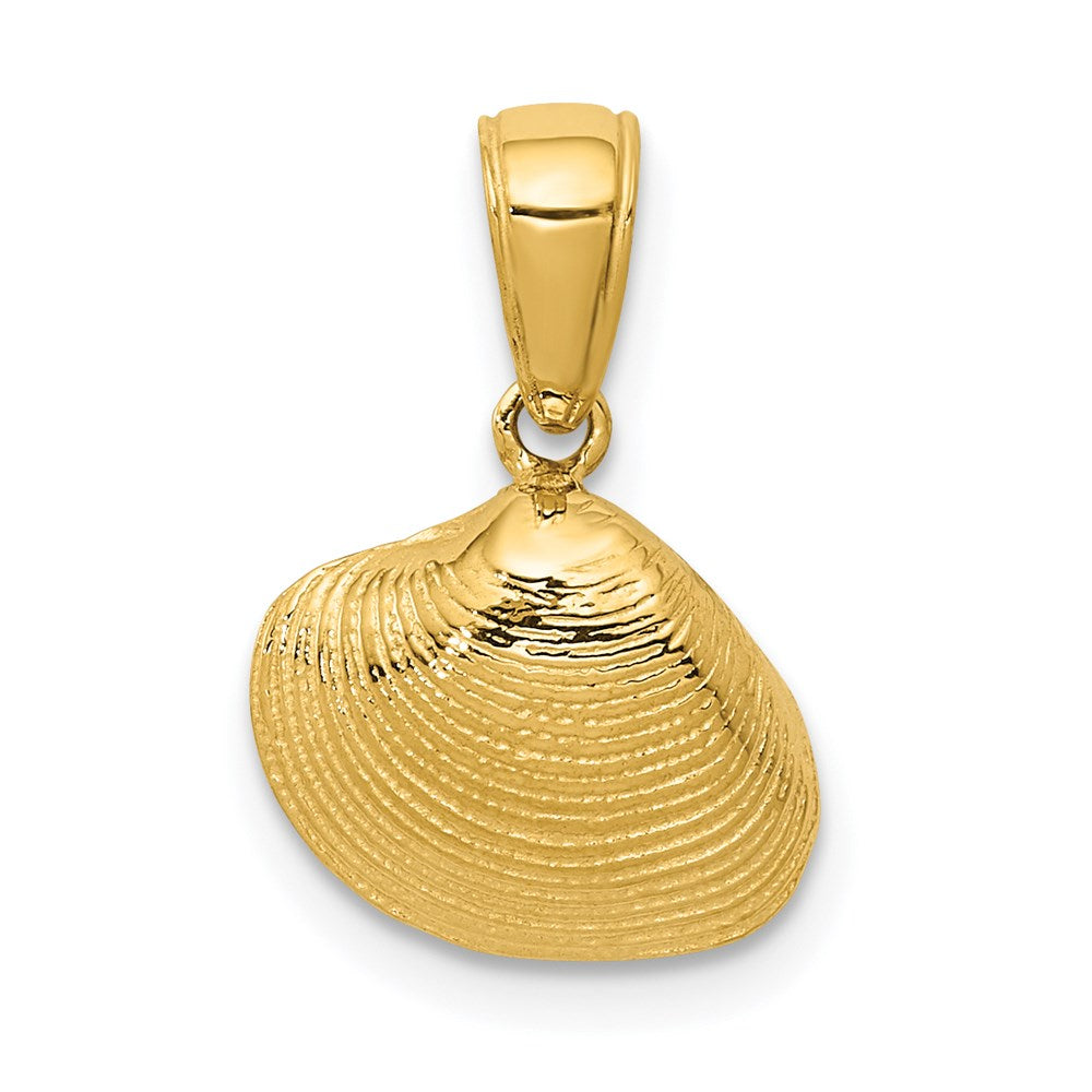 Gold Polished Sea Shells Pendants