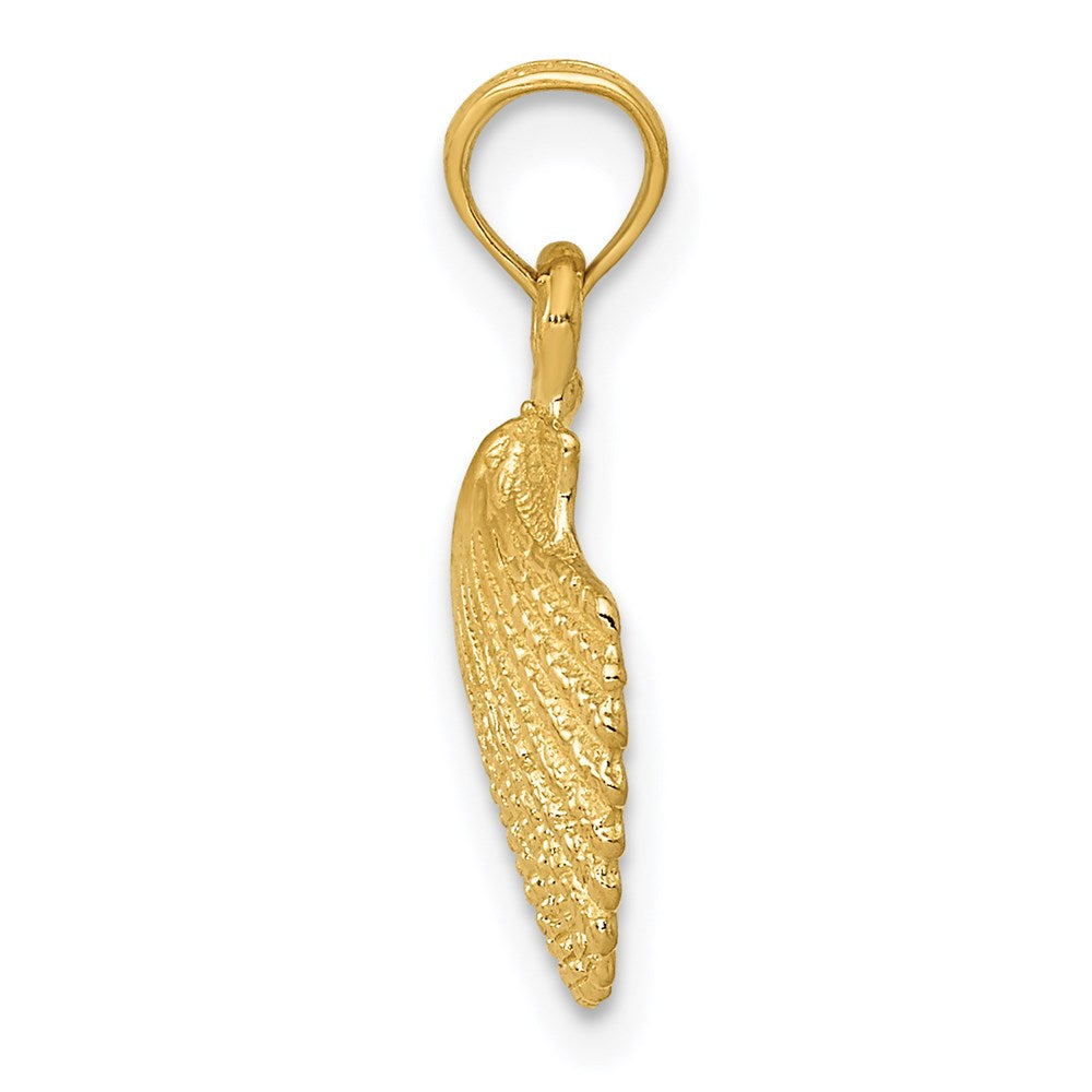 Gold Polished Sea Shell Pendants
