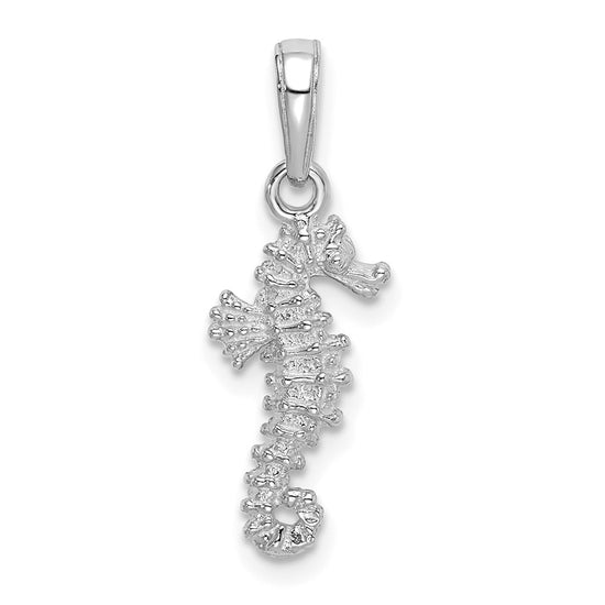 Gold Polished Seahorse Pendants