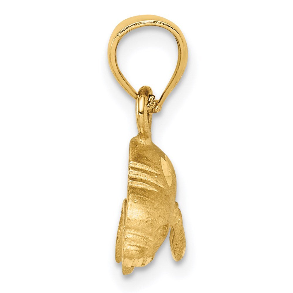 Gold Polished Manatee Pendants