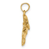 Gold Polished Manatee Pendants