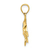 Gold Polished Dolphin Pendants
