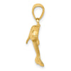 Gold Polished Dolphin Pendants
