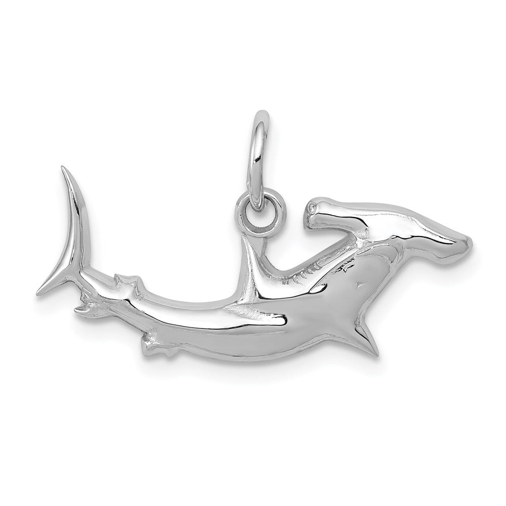 Gold Polished Shark Pendants