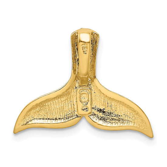 Gold Polished Whale Tail Pendants