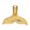 Gold Polished Whale Tail Pendants