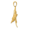 Gold Polished Fish Pendants