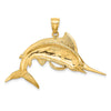 Gold Polished Fish Pendants