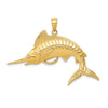 Gold Polished Fish Pendants