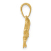 Gold Polished Fish Pendants