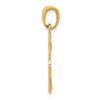 Gold Polished Anchor and Wheel Pendants