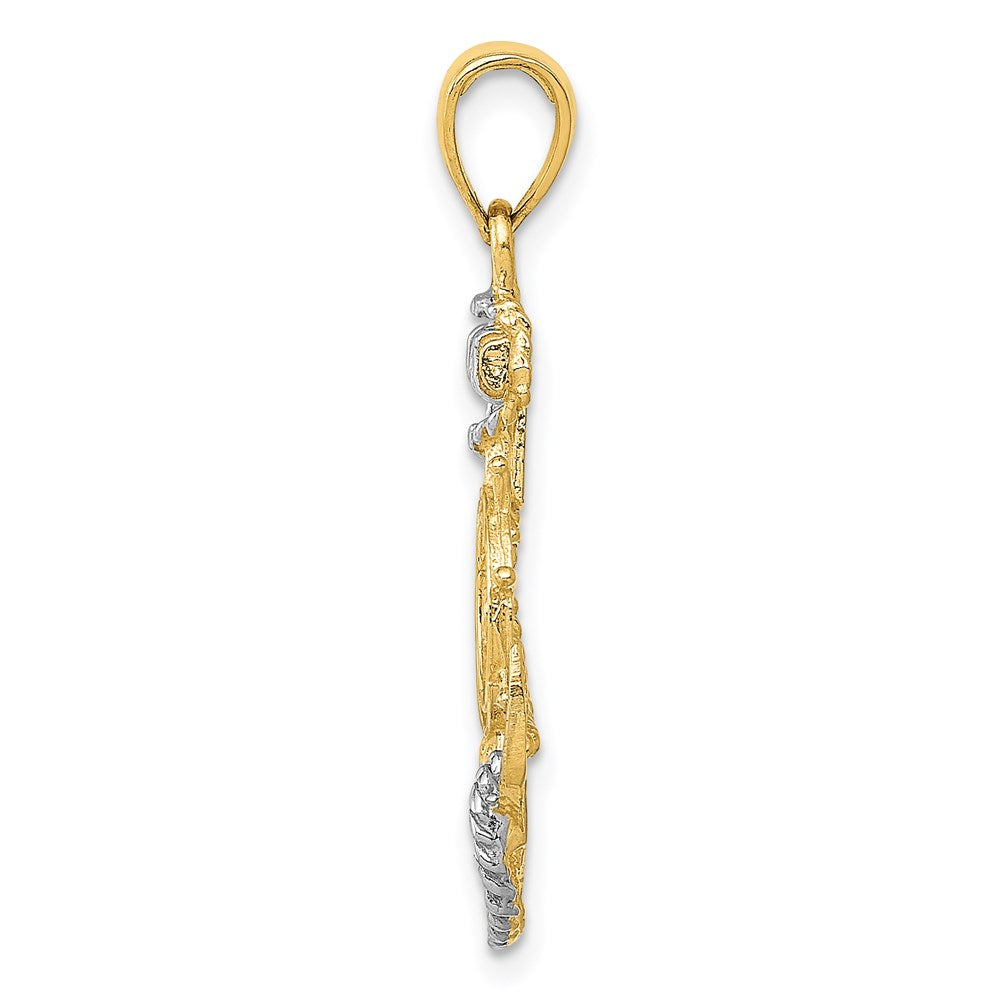 Gold Polished Anchor Pendants