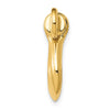 14K 3-D Large Shackle Link with Moveable Screw Pendant