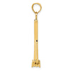 Gold Polished T-bar Anchor Pendants