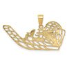 14k Air Boat Pendant