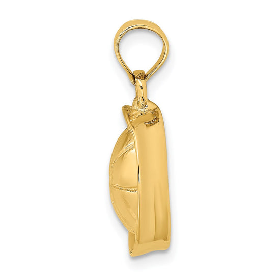 14K 3-D Sailor Hat Charm
