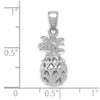 Gold Polished Pineapple Pendants