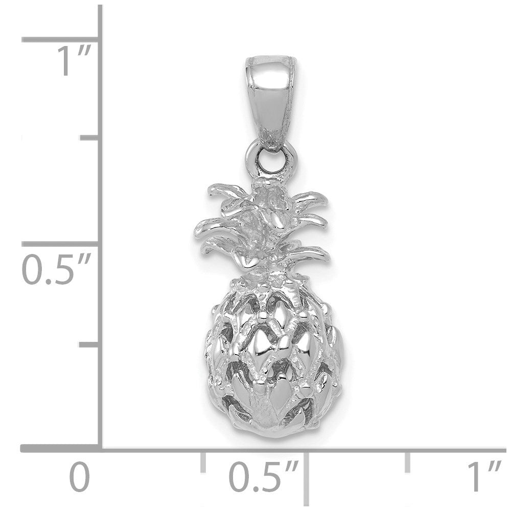 Gold Polished Pineapple Pendants