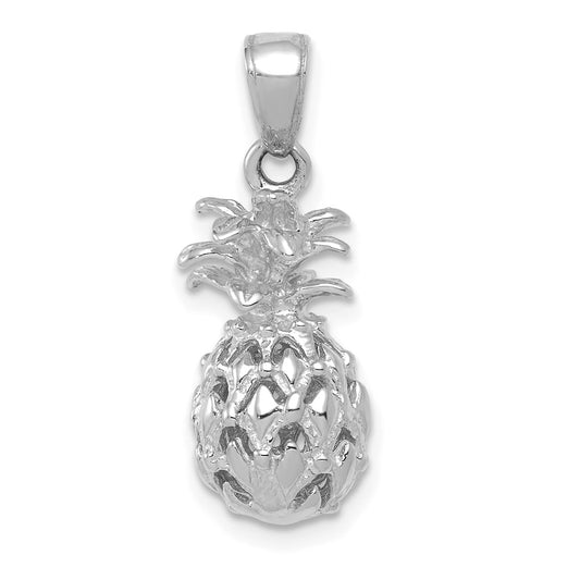 Gold Polished Pineapple Pendants