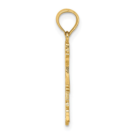 14K Girl Charm