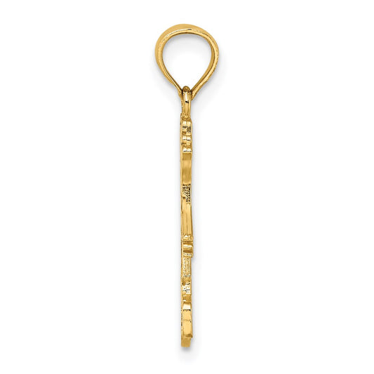 14K Girl Charm