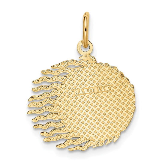 Gold Polished Celestial Pendants