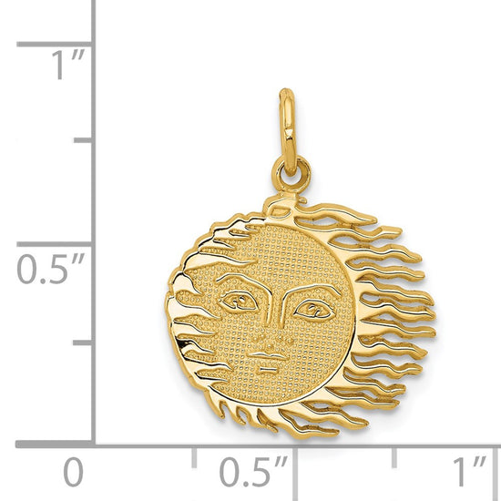 Gold Polished Celestial Pendants