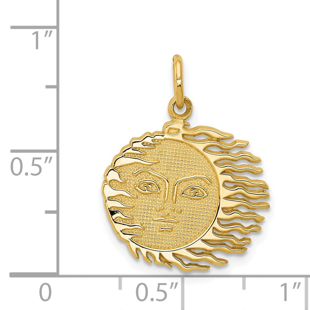 Gold Polished Celestial Pendants