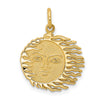 Gold Polished Celestial Pendants