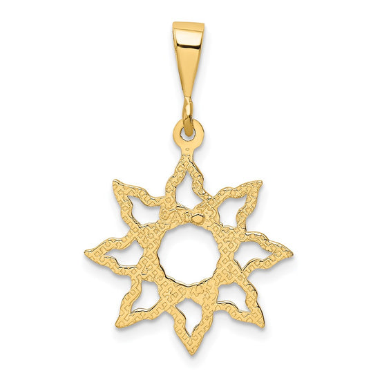 Gold Polished Celestial Pendants