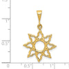 Gold Polished Celestial Pendants