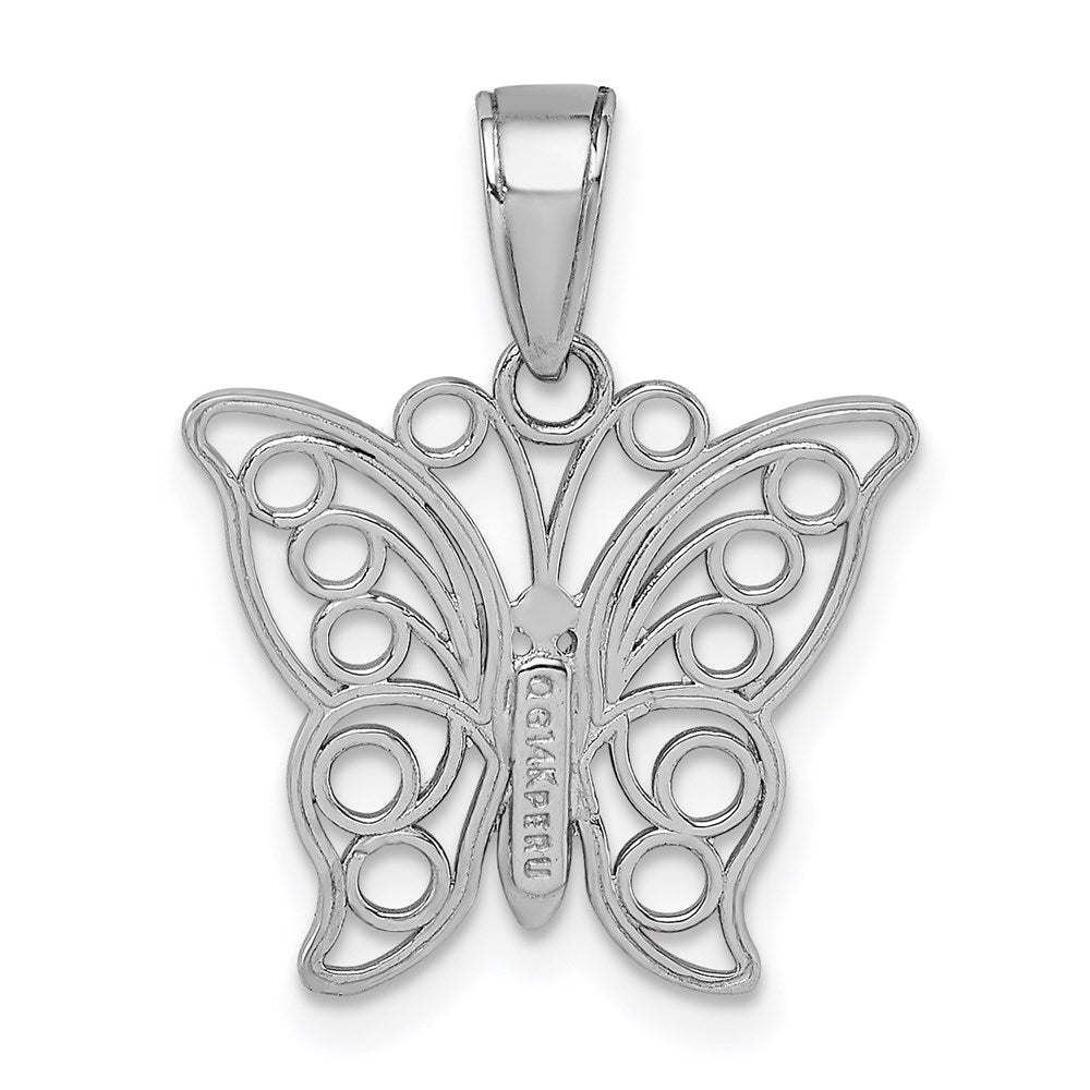 Gold Polished Butterfly Pendants