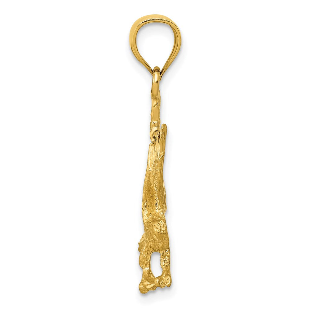 Gold Polished Eagle Pendants