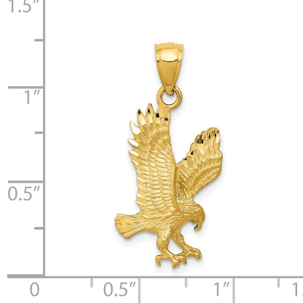 Gold Polished Eagle Pendants