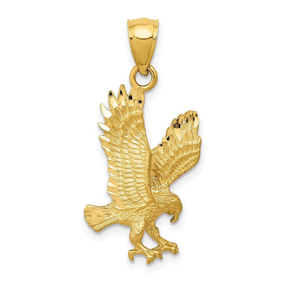 Gold Polished Eagle Pendants