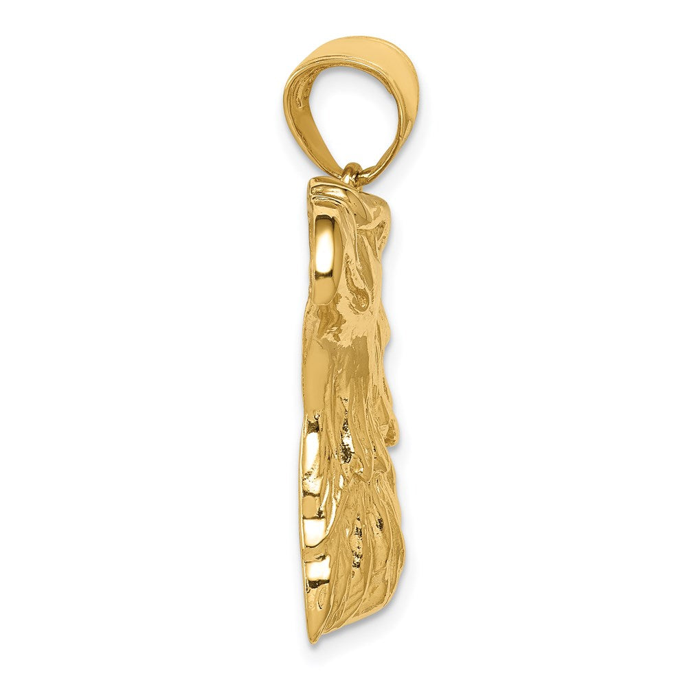Gold Polished Eagle Pendants