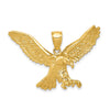 Gold Polished Eagle Pendants