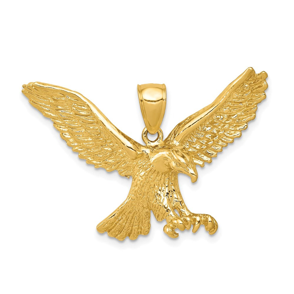 Gold Polished Eagle Pendants